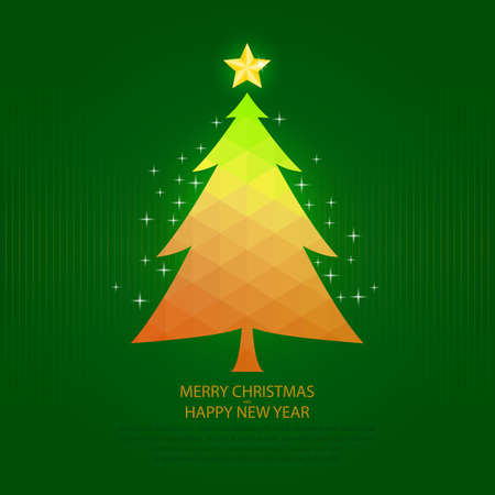 Green background christmasのイラスト素材