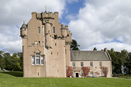 Crathes Castle in Scotlandの写真素材