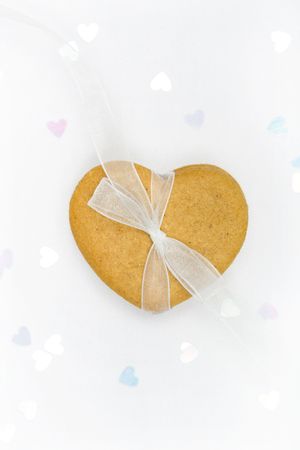 Gingerbread heart の写真素材