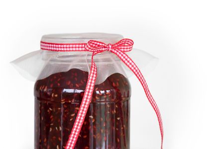 Raspberry jam の写真素材
