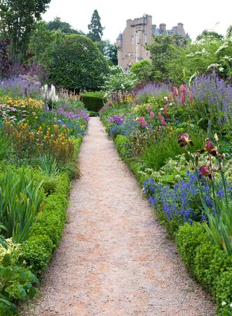 Crathes Castle in Scotlandの写真素材