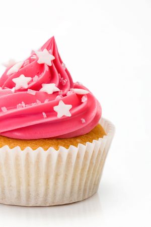 Pink cupcake の写真素材
