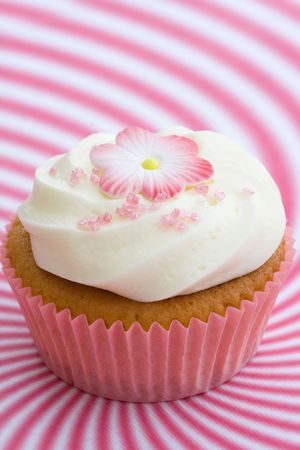 Pink cupcake の写真素材