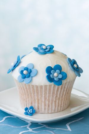 Flower cupcakeの写真素材