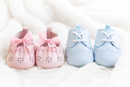 Baby shoes の写真素材