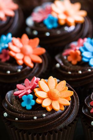 Wedding cupcakesの写真素材