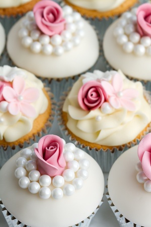 Wedding cupcakesの写真素材