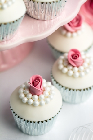 Wedding cupcakesの写真素材
