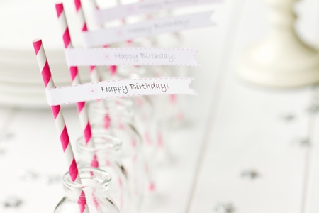Birthday party refreshmentsの写真素材