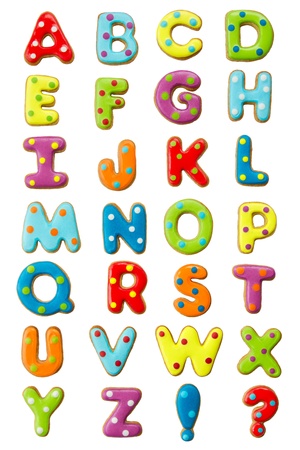 Cookie alphabet Cookie alphabet