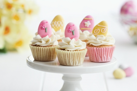 Easter cupcakes の写真素材