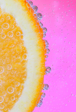 Refreshing slice of orange