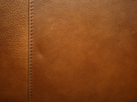 brown leather texture backgroundの写真素材