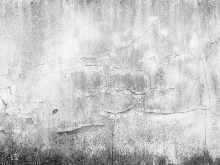 Background of cracks on the wall, floor, black and white icon.の写真素材
