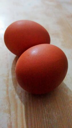 Chicken eggsの写真素材