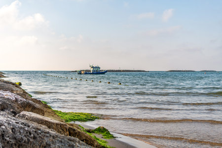 Beauty of nature concept background at Mediterranean Sea.の写真素材