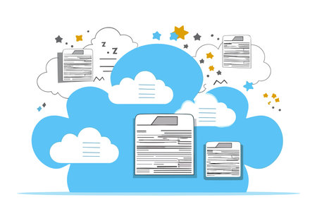 Save document illustration on white transparent background.のイラスト素材