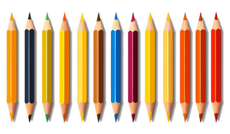 Pencil illustration on white transparent background.のイラスト素材