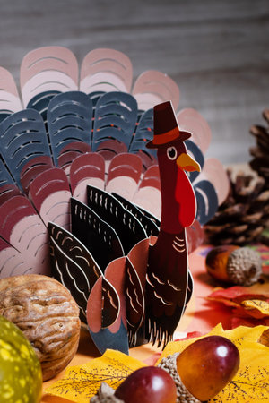 Thanksgiving, Halloween, Autumn Harvest concept. Still life.の写真素材