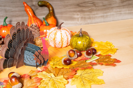 Thanksgiving, Halloween, Autumn Harvest concept.の写真素材