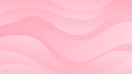 Abstract colorful pink curve background, pink beauty dynamic wallpaper with wave shapes. Template banner background for beauty products, sales, ads, pages, events, web, and othersのイラスト素材