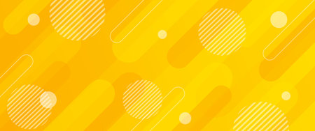 Bright orange-yellow gradient dynamic banner background. Abstract modern geometric wallpapers....