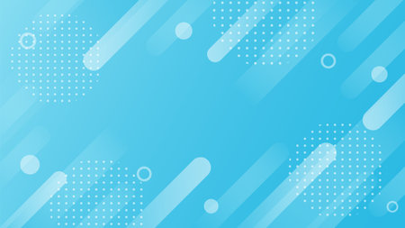Abstract light blue dynamic background design. Modern geometric wallpapers. Suitable for templates, presentations, sale banners, ads, events, websites and pagesのイラスト素材