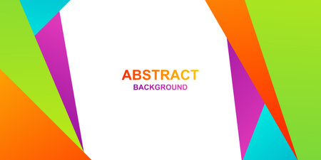 Abstract colorful paper cut background, bright gradient wallpaper. Suitable for templates, banners, cards, covers, web, pages, and othersのイラスト素材