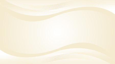 Abstract beige luxury wave background with gold lines. Elegant modern wallpaper. Template banner background for beauty products, sales, ads, events, web and pagesのイラスト素材