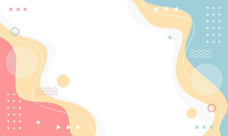 Abstract colorful pastel geometric background. Modern vector wallpaper. Suitable for web design,...