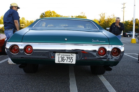 GLOUCESTER, VA, USA - OCTOBER 14: The Middle Peninsula Classic Cruisers Club weekly Car Show. Main Street Center. October 14, 2011 in Gloucester, VA, USAのeditorial素材