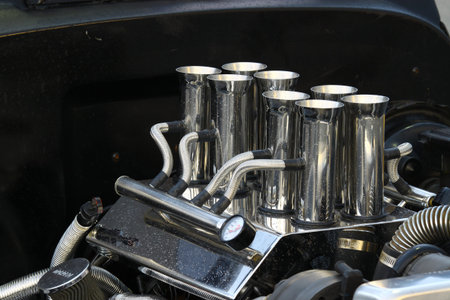 GLOUCESTER, VA, USA -SEPTEMBER 30: Vintage 1940 Willy's pickup in the Middle Peninsula Classic Cruisers Club weekly Car Show. Main Street Center. September 30, 2011 in Gloucester, VA, USAのeditorial素材