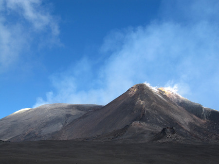 Mount Etna Volcano, Sicily, Italyの写真素材