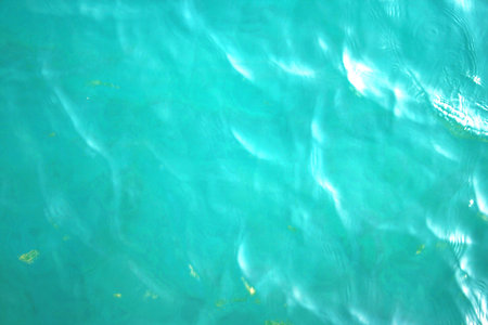 Blue sea water as a nice background.