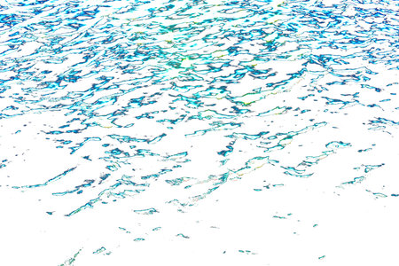 Colored waves as a fantastic abstract background.の写真素材