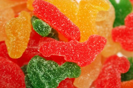 Colorful jelly candy for background.の写真素材