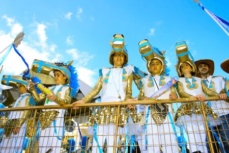 LIMASSOL,CYPRUS-MARCH 1:Unidentified people in Cyprus carnival parade, MARCH 1, 2009 in Limassol,Cyprus.のeditorial素材
