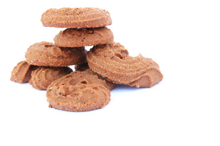 Cookies isolated on white background.