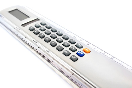 Rulerisolated on white background.の写真素材