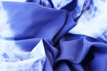 Colorful fabric as a background.の写真素材