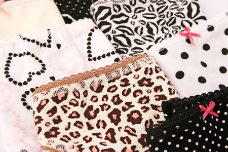 Colorful panties as a background の写真素材