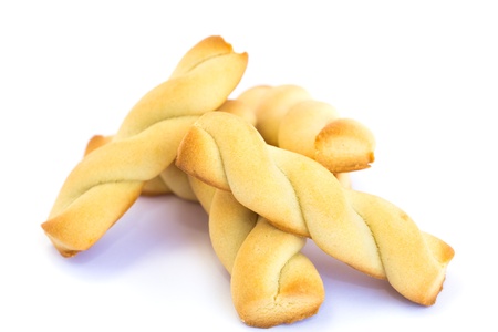 Cookies isolated on white background.の写真素材