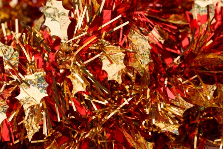 Christmas garland as a background の写真素材