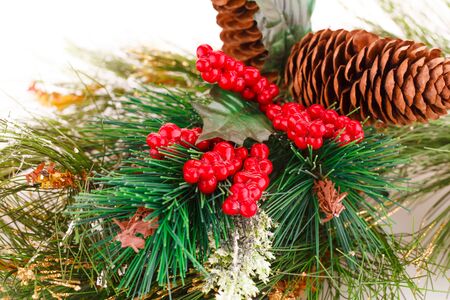 Christmas colorful decoration closeup image.の写真素材