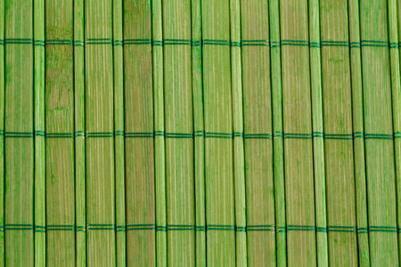 Bamboo placemat texture for background, close-up image.の写真素材