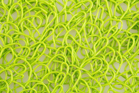 Plastic placemat texture for background, close-up image.の写真素材