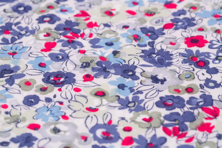 Colorful fabric for background, close-up image.