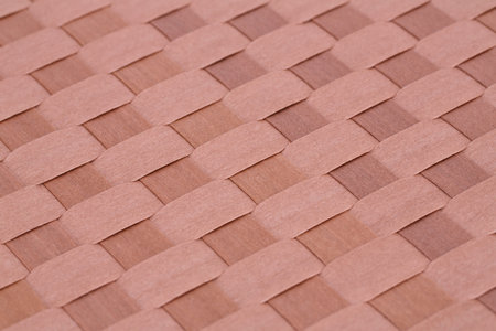 Bamboo placemat texture for background, close-up image.