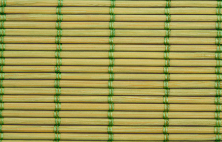 Wooden placemat texture for background, close-up image.の写真素材