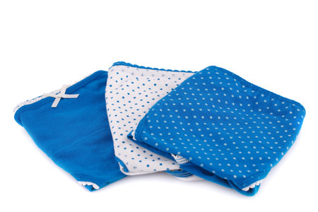 Colorful panties  isolated on white background.